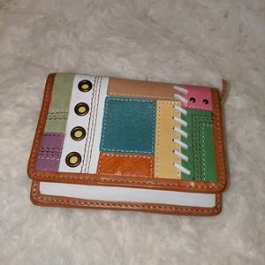 Fossil Patchwork Leather Wallet